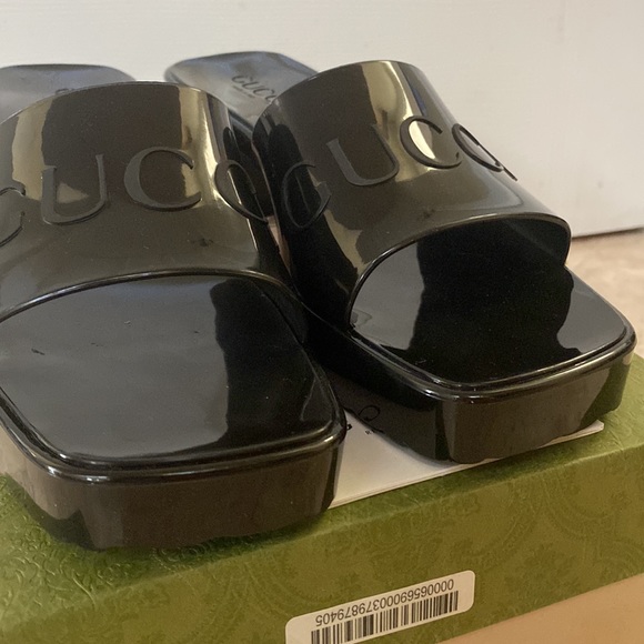 Gucci rubber platform sandal - Picture 8 of 9